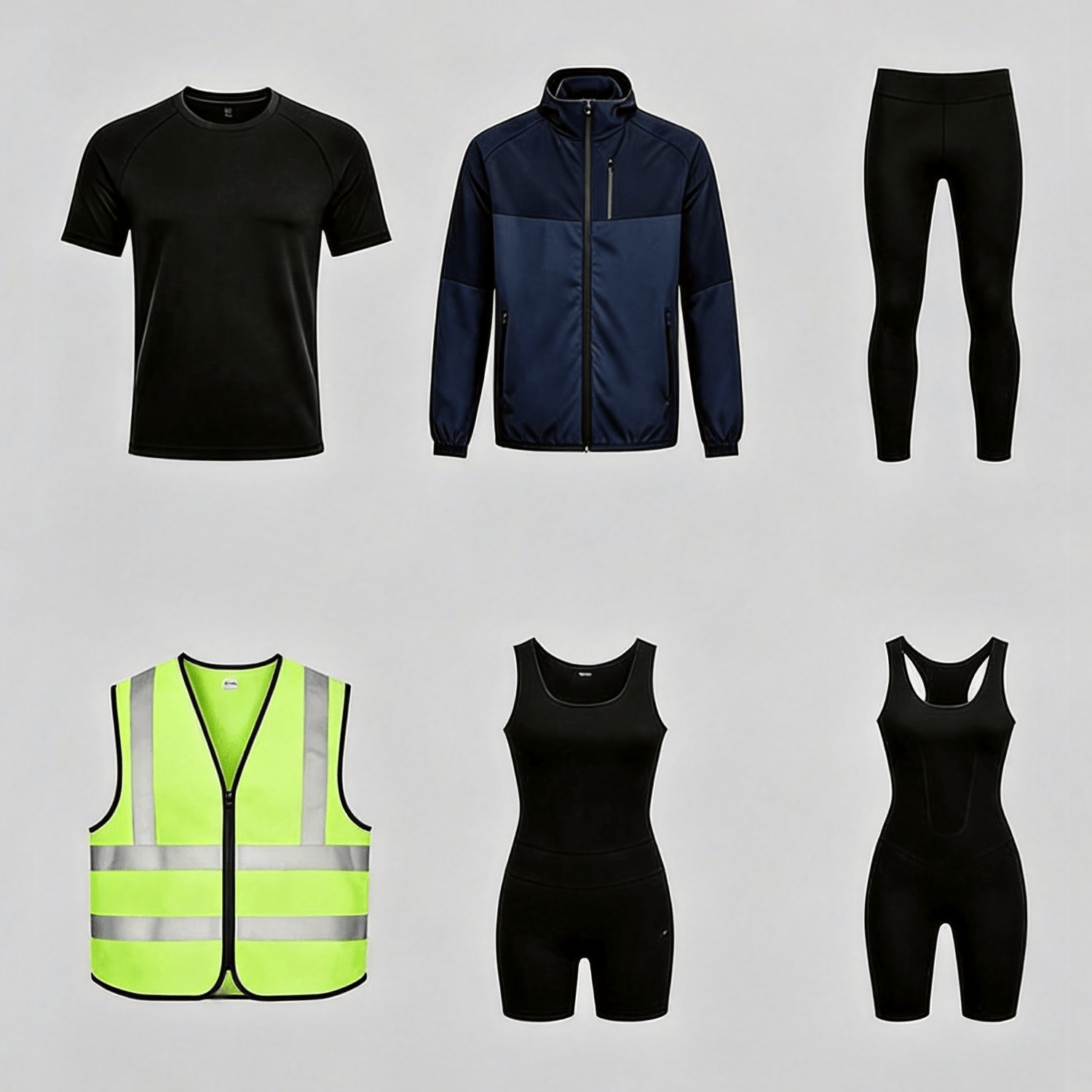 Functional apparel and reflective safety wear